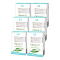 Organic Cotton Swabs - 200 Count 6 Pack, Hypoallergenic & Biodegradable