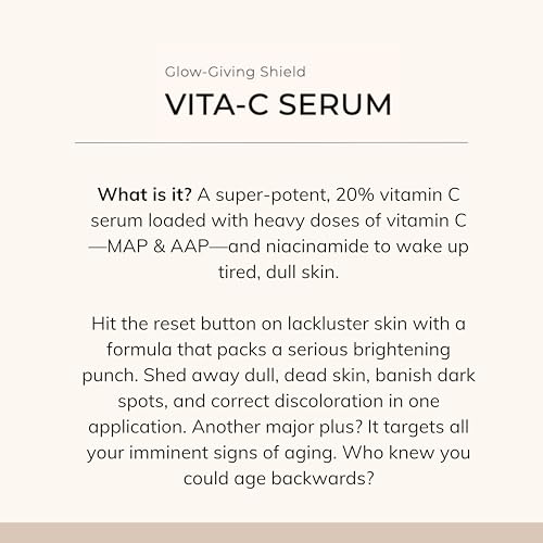 Vitamin C Face Serum for Brightening & Uneven Tone - 1 oz / 30 ml