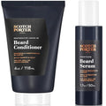 Men's Leave-In Beard Conditioner & Smoothing Serum - Vegan, Paraben-Free, 4oz & 1.7oz
