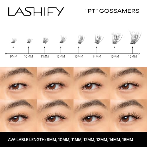 False Eyelashes - Gossamer 12mm Plushy Tame Lashes in Black - Easy DIY Voluminous Natural Look
