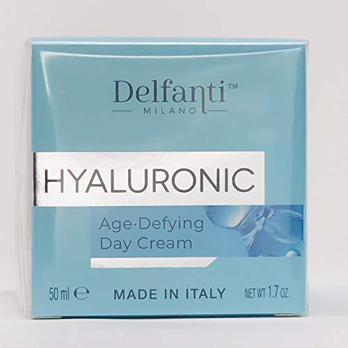 Delfanti-Milano ? HYALURONIC AGE DEFYING DAY CREAM ? Face and Neck Moisturizer ? Made in Italy