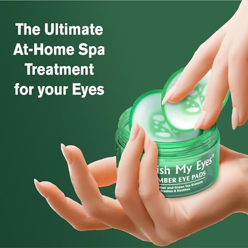 Under-Eye Patches with Cucumber & Green Tea for Puffiness Relief - 36 Pads Pack
