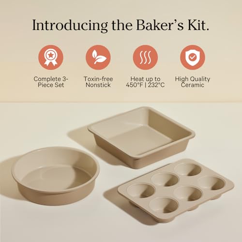 Steam Wonder Oven Baker’s Kit - 3-Piece Nonstick Bakeware Set
