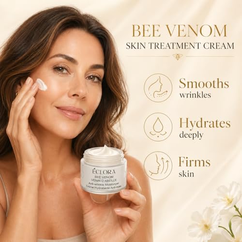 Bee Venom Face Cream - Anti-Aging Moisturizer with Manuka Honey & Hyaluronic Acid, 50ml