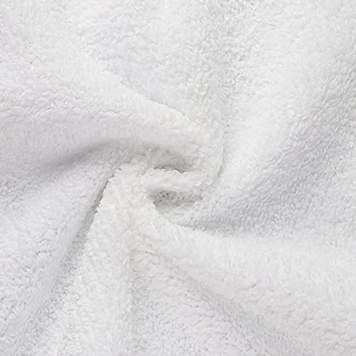 Orighty Microfiber Washcloths Towel Set 50 Pack, Bundle with Makeup Remover Cloths 5x5 in Pack of 12