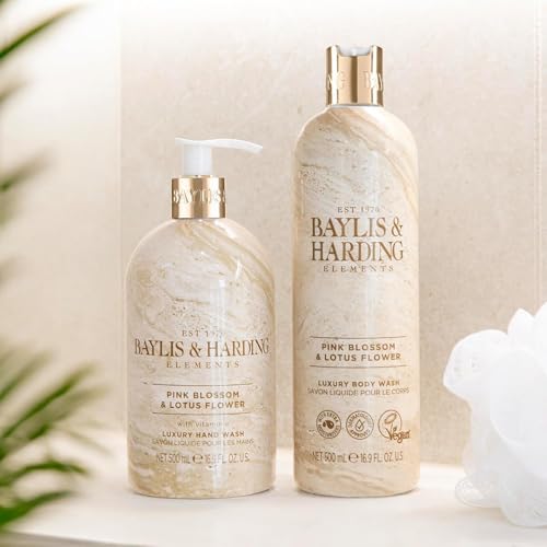 Pink Blossom & Lotus Flower Hand Wash with Dispenser - 16.9oz / 500ml, 3-Pack