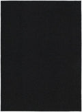 Garland Rug Town Square Black 8x10 Non-Slip Area Rug for Living Rooms & Hallways - Variation of Black / 8' x 10'
