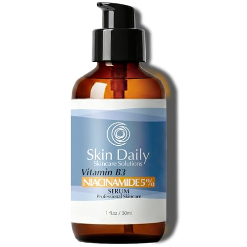 SkinDaily Niacinamide Serum for Face 1oz - Vitamin B3 Pore Minimizer, 5%