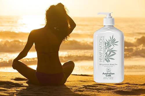 Australian Gold Hemp Nation Eucalyptus & White Tea Moisturizing Tan Extender 18oz
