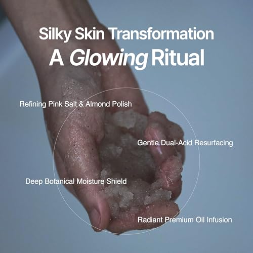 Exfoliating Body Scrub with Basil & Green Tea Salt - 10.5oz - Sensitive Skin