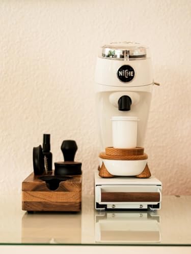 Normcore 58mm Espresso Tamping Station Walnut Coffee Tool Organizer Stand