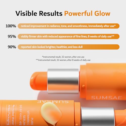 Pure Vitamin C Serum - Best Korean Skincare with Vitamin 10.5%, No Added Water, Special Airless Pump, Brightening and Firming Skin, Improving Uneven and Dull Skin Tone, 30ml/1.01fl.oz