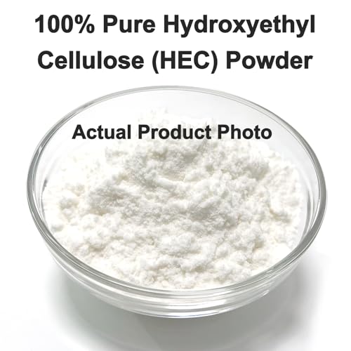 Hydroxyethyl Cellulose HEC Powder 250g - Clear Water-Soluble Thickener for Gels & Lotions
