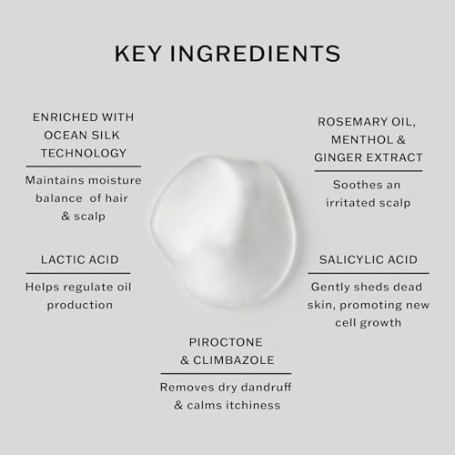 Anti-Dandruff Scalp Shampoo for Dry & Flaky Scalp - 8.4 oz - Soothing Relief with Salicylic & Lactic Acid - Vegan & Cruelty-Free