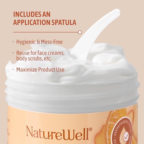 NATURE WELL Vitamin C Brightening Moisturizer Cream 2 Pack (10 Oz Each)