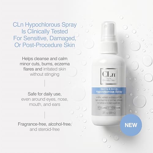 CLn Hypochlorous Skin Spray 3 fl oz - Daily Wound & Skin Irritation Care