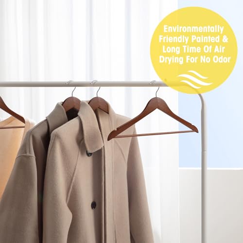 Walnut Wooden Hangers - 60 Pack Heavy Duty Closet Clothes Hangers with Notches - Variation of THIS listing