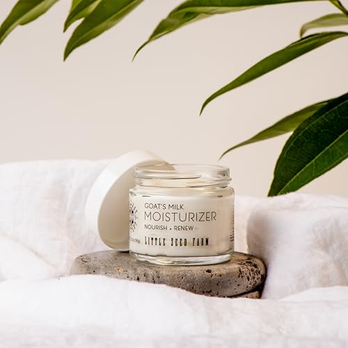 Little Seed Farm Goat's Milk Face Moisturizer 2 oz - Organic, Hydrating Face Cream