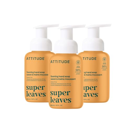 Foaming Hand Soap with Orange Blossom & Eucalyptus - Pack of 3, 10 Fl Oz