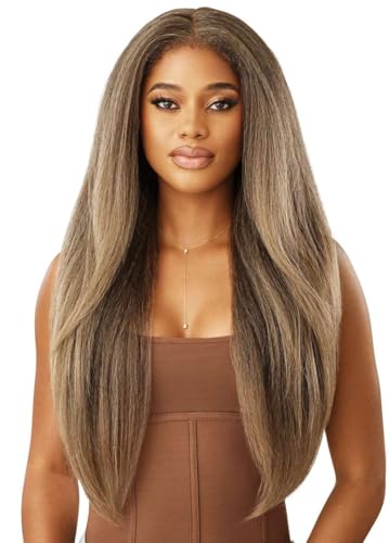 Outre Melted Hairline Kinky Soft Edges - Jet Black 1 - Pre-Plucked Lace Wig
