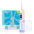 KIWIBIRD C2 Cordless Water Flosser Pink with UV-C Clean, 4 Modes & Nozzles