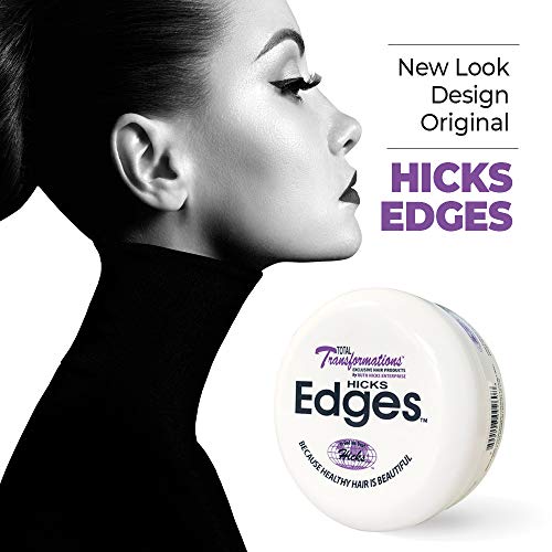 Hicks Total Transformations Edges Pomade 4oz - Hair Styling Product 2-Pack