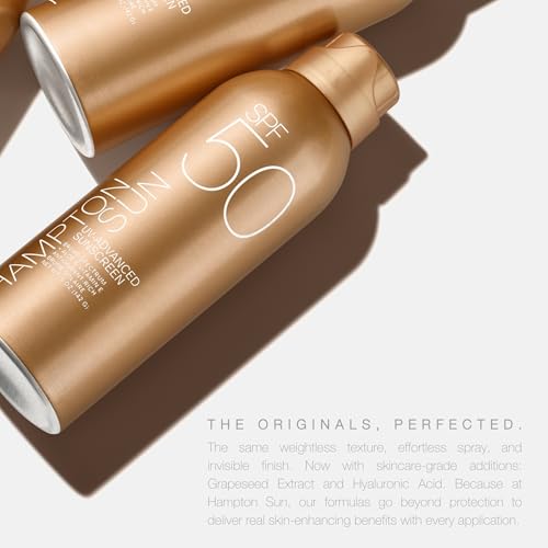 SPF 50 Continuous Mist Sunscreen Spray - Broad Spectrum, Non-Greasy, Hydrating, Reef-Friendly 5 oz