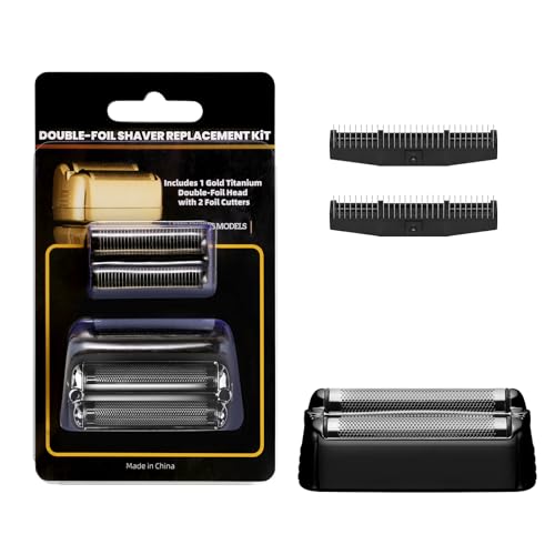 Replacement Shaver Foil for BaBylissPRO FXONE Double Foil - Hypo-Allergenic Black