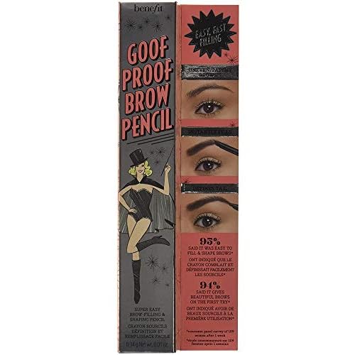 Benefit Goof Proof Brow Pencil - # 5 (Deep) 0.34g/0.01oz (Pack of 2)