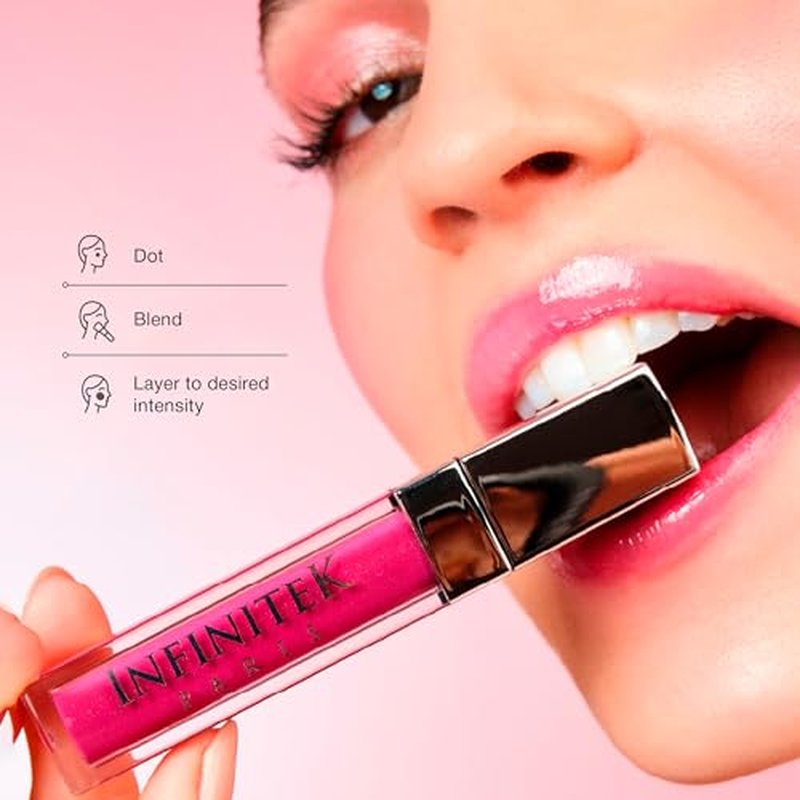 Infinitek Paris | Infinit-Glam Cream Blush | Multi-Use Face Blush for Cheeks & Lip Tint | Galentine¡¯s Gifts & Valentine¡¯s Day Gifts for Women | Shade Passionate - 7 g / 0.24 oz