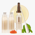 HEVEBLUE Salmon Caring Centella New Pair PDRN Booster 100,000 Shot Essence (2ea) - Salmon PDRN, Restore and Rejuvenate, Refine Skin Texture, Low Irritation, Korean Skincare, K-Beauty