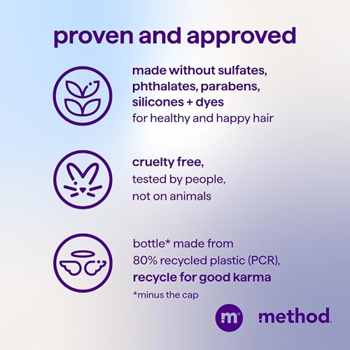 Method Moisturizing Conditioner, Simply Nourish with Shea Butter, Coconut, and Rice Milk Scent Notes, Paraben and Sulfate Free, 13.5 oz (Pack of 1)