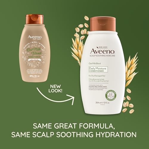Aveeno Oat Milk Blend Moisturizing Conditioner - Ultra-Hydrating, 12 fl oz Pack of 4