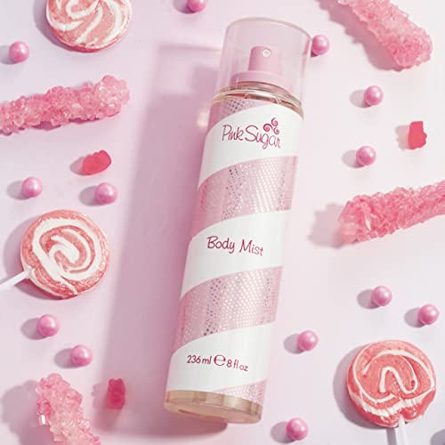 Pink Sugar Body Mist & Hair Perfume Set for Women - Fruity & Gourmand Scent