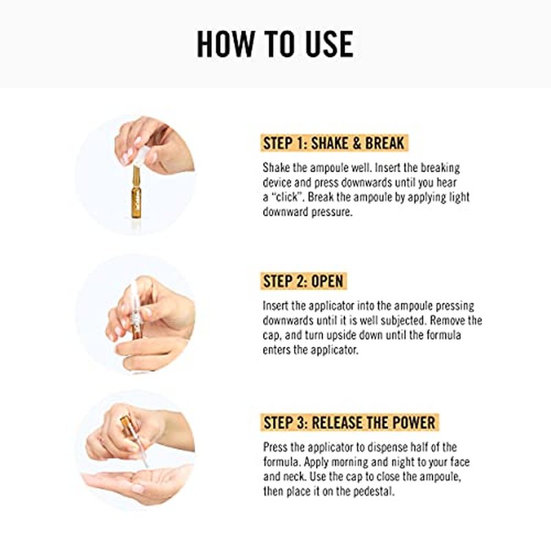 laCabine Pure Retinol Ampoule Serum with pure retinol for a youthful radiance and a renewed skin