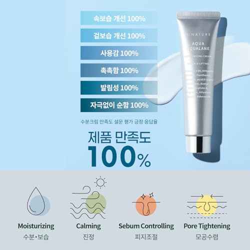 Deep Hydration Moisturizing Cream with Squalane & Hyaluronic Acid 60ml+30ml Set