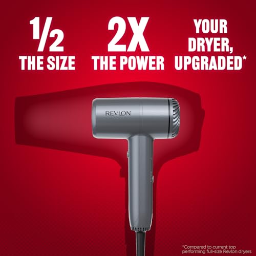 Revlon PowerMove Lightweight Hair Dryer - 1400W Professional Blow Dryer
