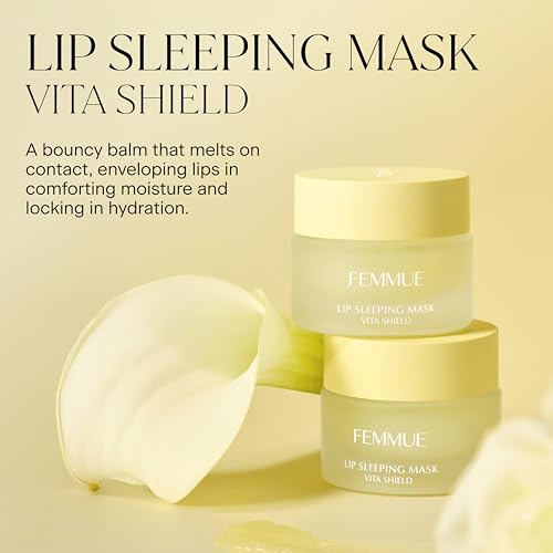 FEMMUE Lip Sleeping Mask Vita Shield - Hydrating Night Lip Treatment with Fatty Acids
