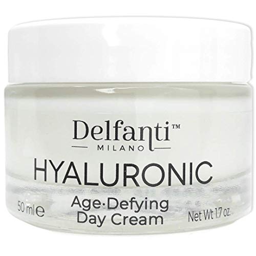 Delfanti-Milano ? HYALURONIC AGE DEFYING DAY CREAM ? Face and Neck Moisturizer ? Made in Italy
