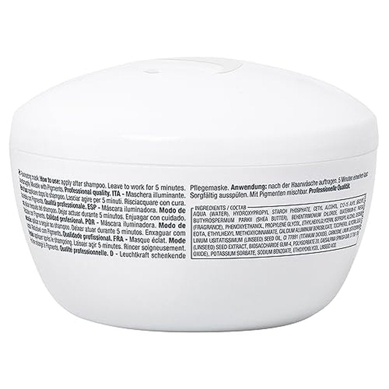 Alfaparf Milano Semi Di Lino Diamond Illuminating Hair Mask - Color Safe Deep Conditioner for Color Treated Hair - Adds Shine and Body - Sulfate, Paraben and Paraffin Free - Professional Salon Quality