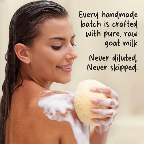 Lavender Mint Organic Goat Milk Soap 3-Pack for Face & Body - HushHush Farm