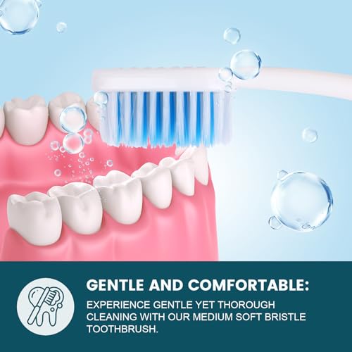 Navona 600 Pack Disposable Toothbrushes Bulk Individually Wrapped for Travel and Family Use – Soft Bristles, Ergonomic Handle