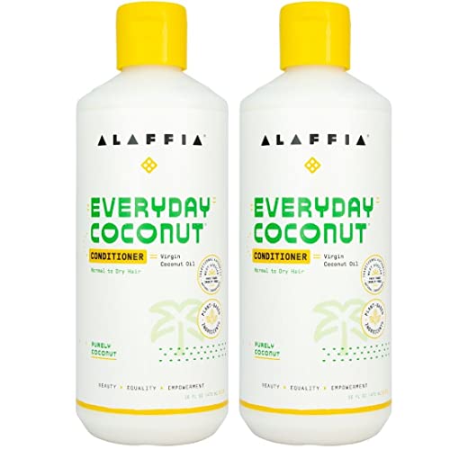 Alaffia Everyday Coconut Conditioner 32 Fl Oz - Hydrating, Detangler & Frizz Control