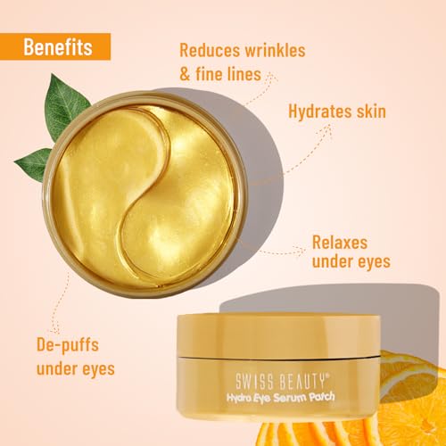 Anti-Wrinkle Eye Serum Patches for Dark Circles & Fine Lines - Collagen & Aloe Vera, 60 Pcs