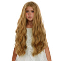 Strawberry Blonde Kid's Wavy Curly Wig for Girls - Long Synthetic Cosplay Hair