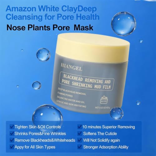 Blackhead Remover & Pore Minimizer Clay Mask 3.53 oz - Non-Drying, Hydrating Skin Care