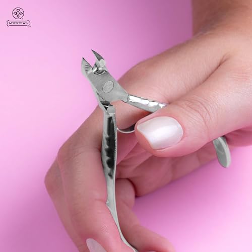 Stainless Steel Half Jaw Cuticle Nipper for Precise Manicure Trimming