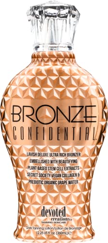 Devoted Creations Bronze Confidential Ultra Rich Dark Tanning Lotion 12.25 oz