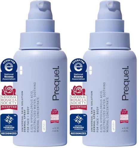 Prequel Skin Universal Hypochlorous Acid Face & Body Spray - 4oz Pack of 2