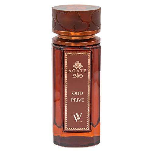 Dumont Agate Oud Privie Unisex Eau de Parfum 3.4oz - Long Lasting Vanilla Saffron Cologne Mist